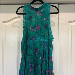Free People High Neck Patterned Dress